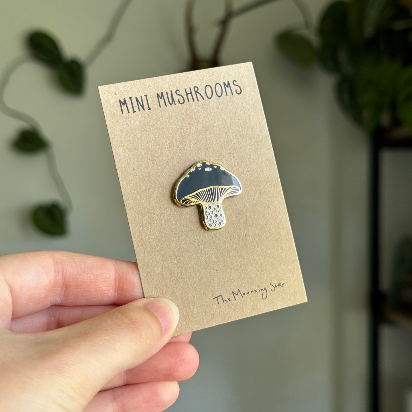Indigo Milk Cap Enamel Pin