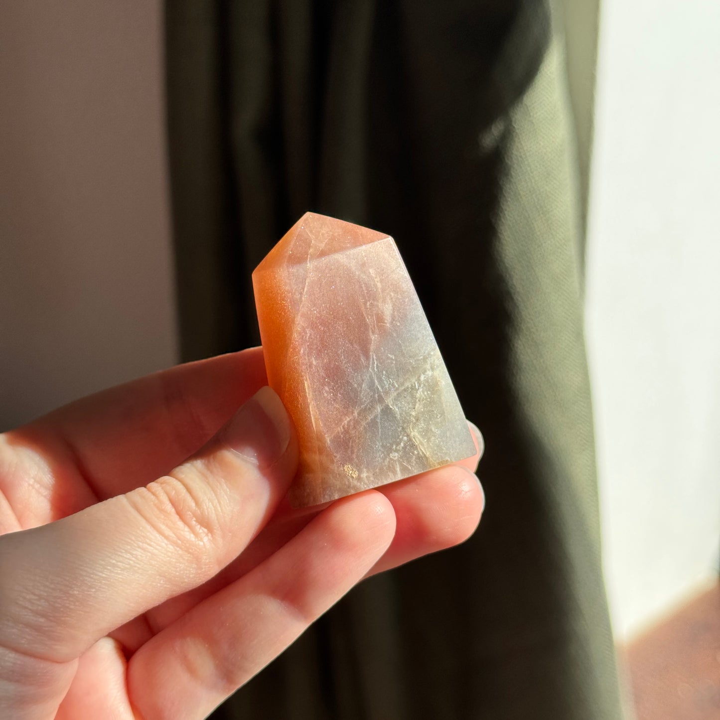 Peach Moonstone Point