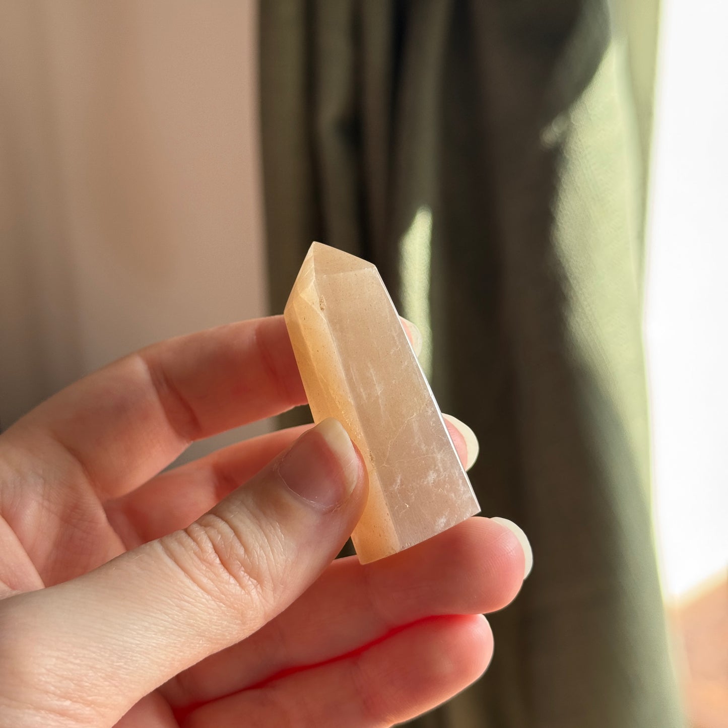 Peach Moonstone Point