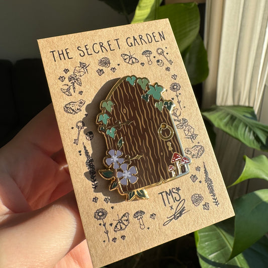 Secret Door Enamel Pin