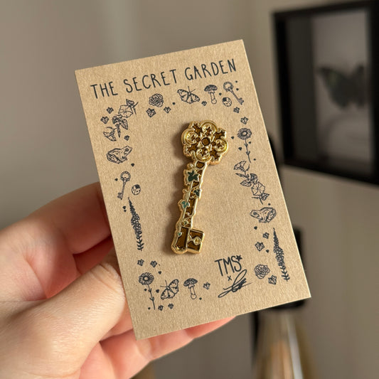 Secret Key Enamel Pin