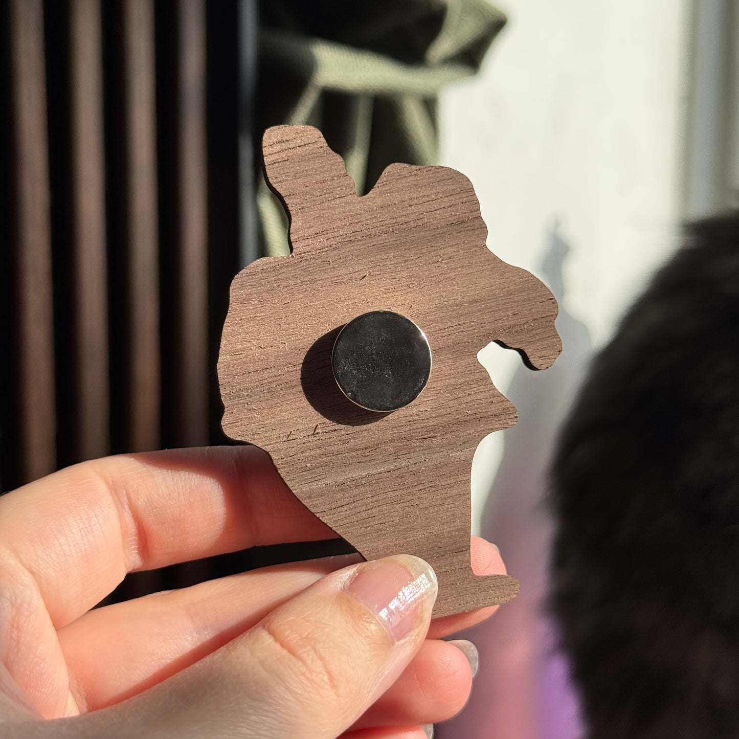 Bluebell Wooden Magnet