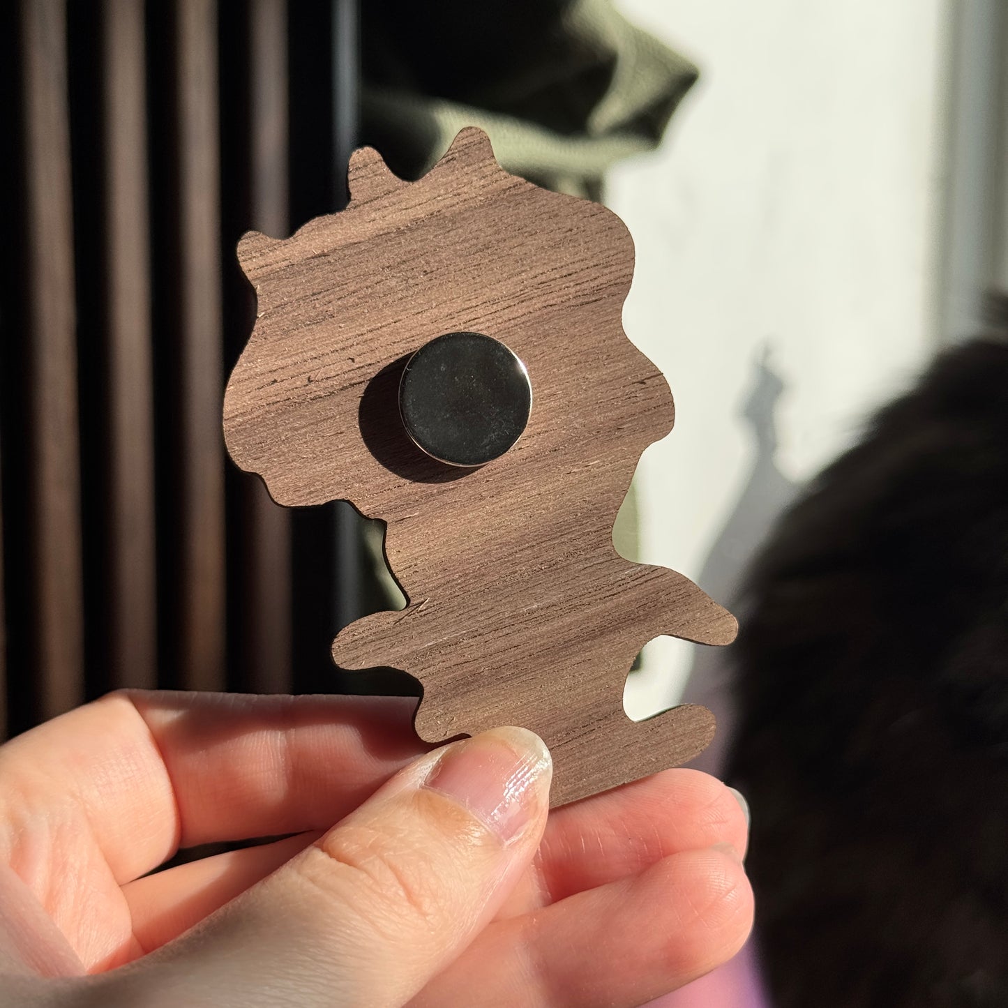 Snowdrop Wooden Magnet