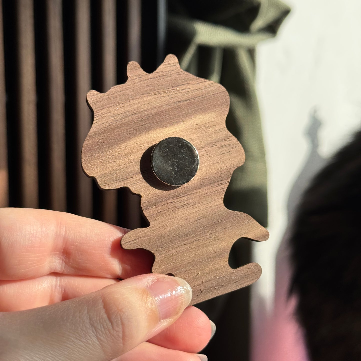 Snowdrop Wooden Magnet