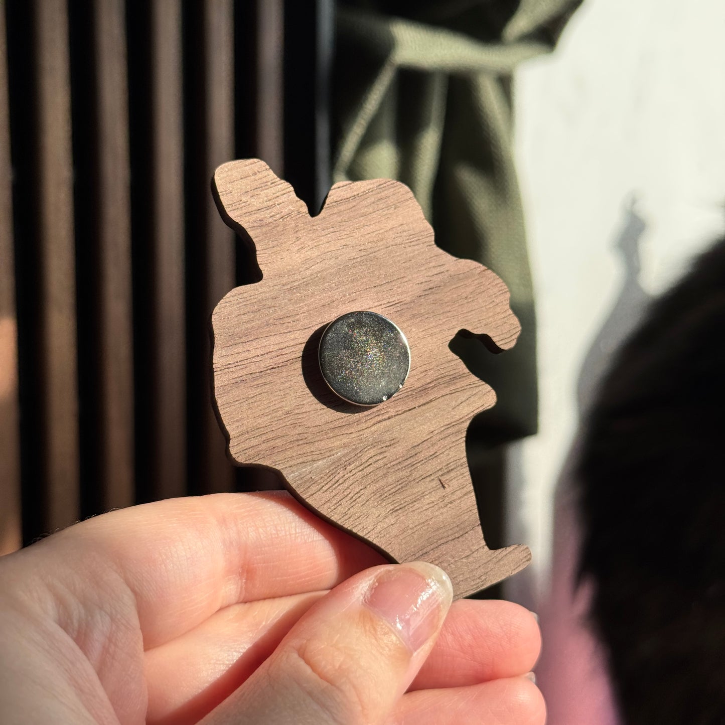 Bluebell Wooden Magnet