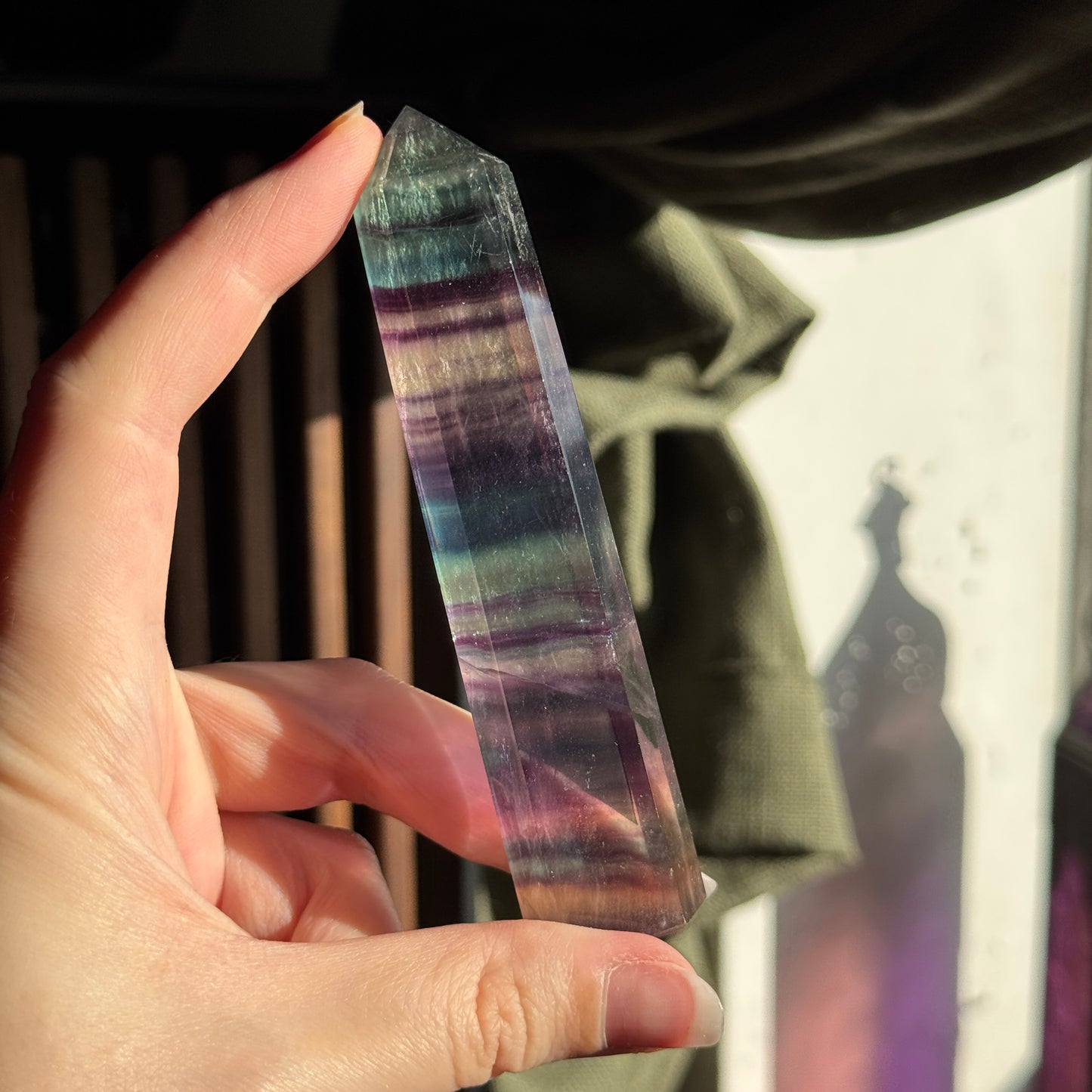 Rainbow Fluorite Tower