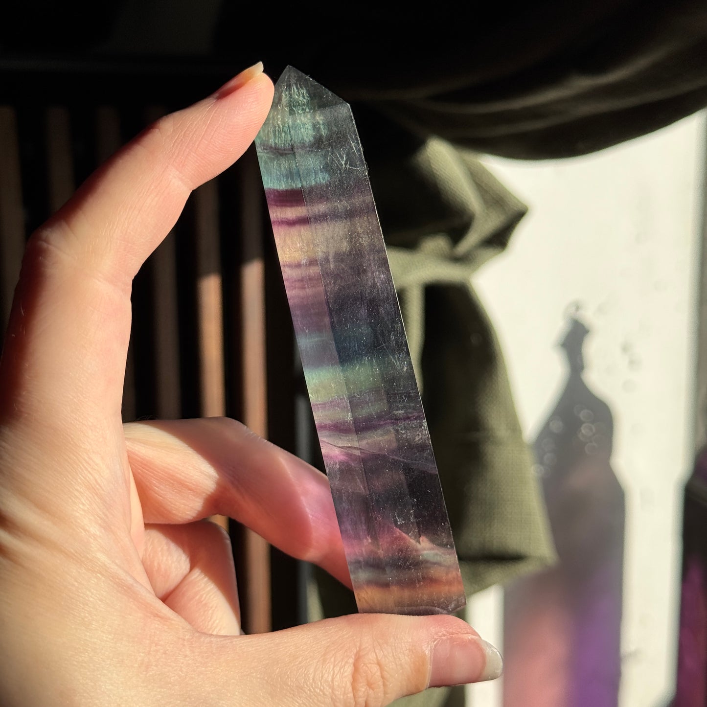 Rainbow Fluorite Tower