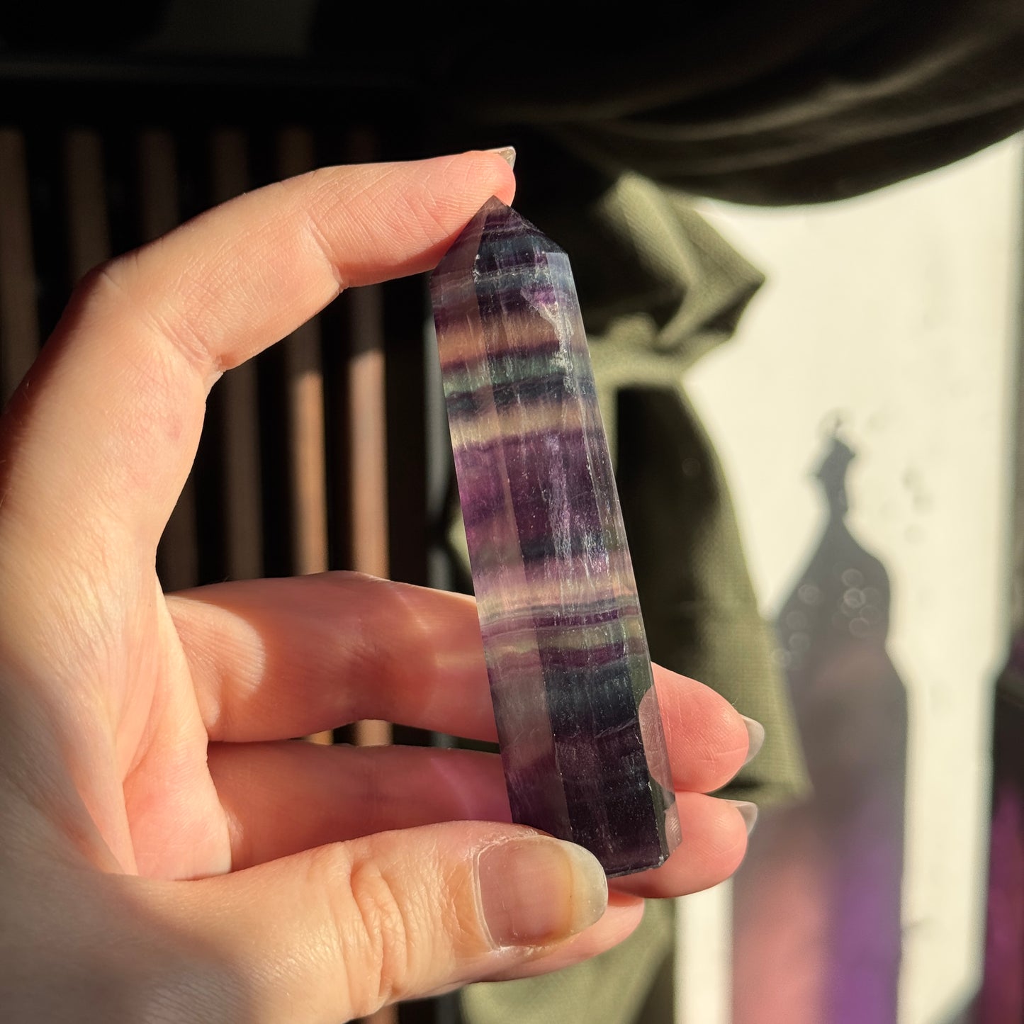 Rainbow Fluorite Tower