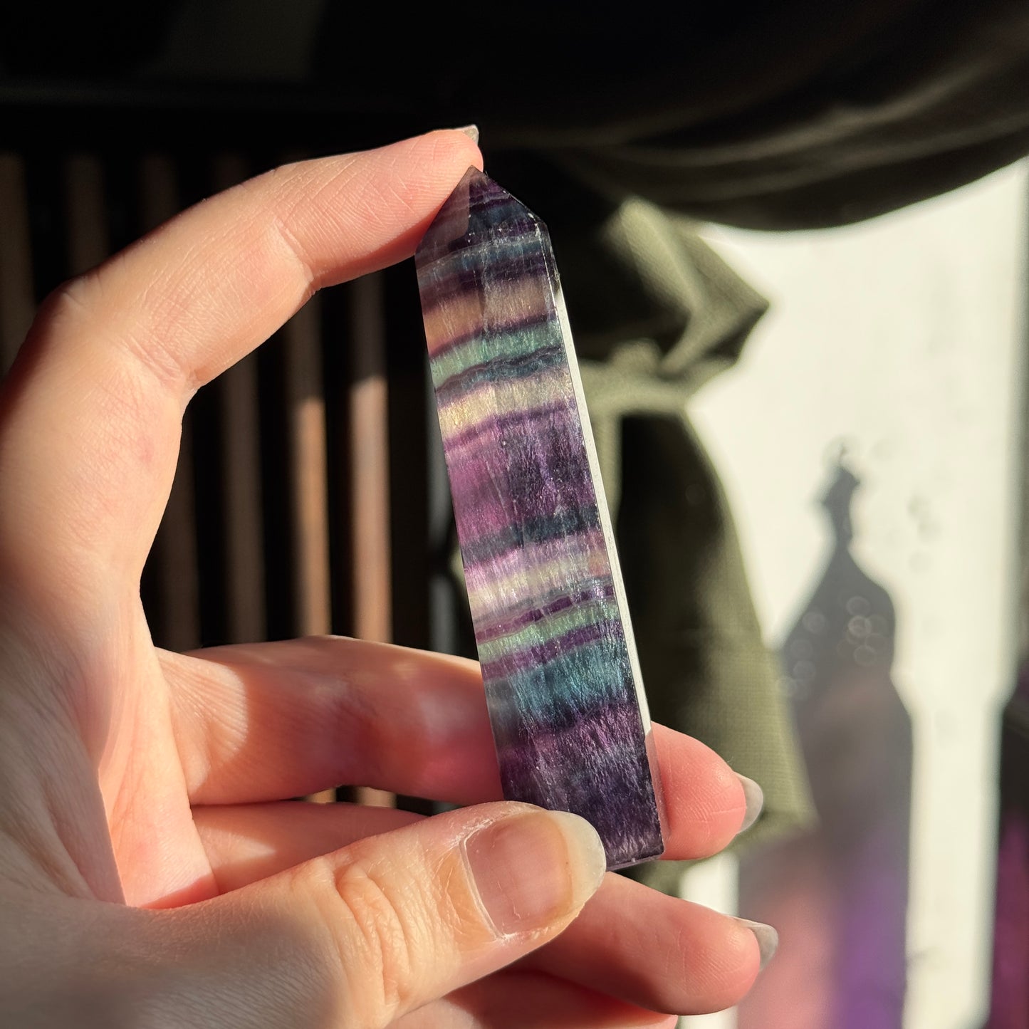 Rainbow Fluorite Tower