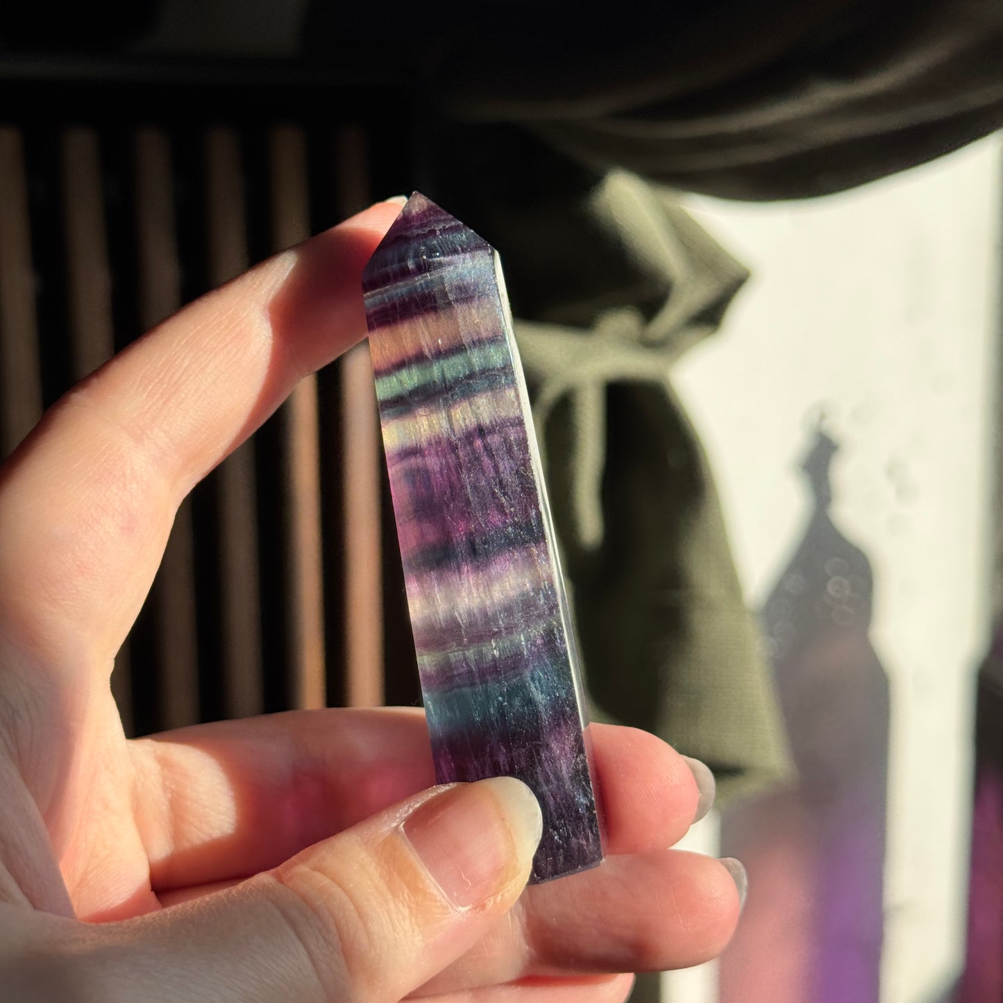 Rainbow Fluorite Tower