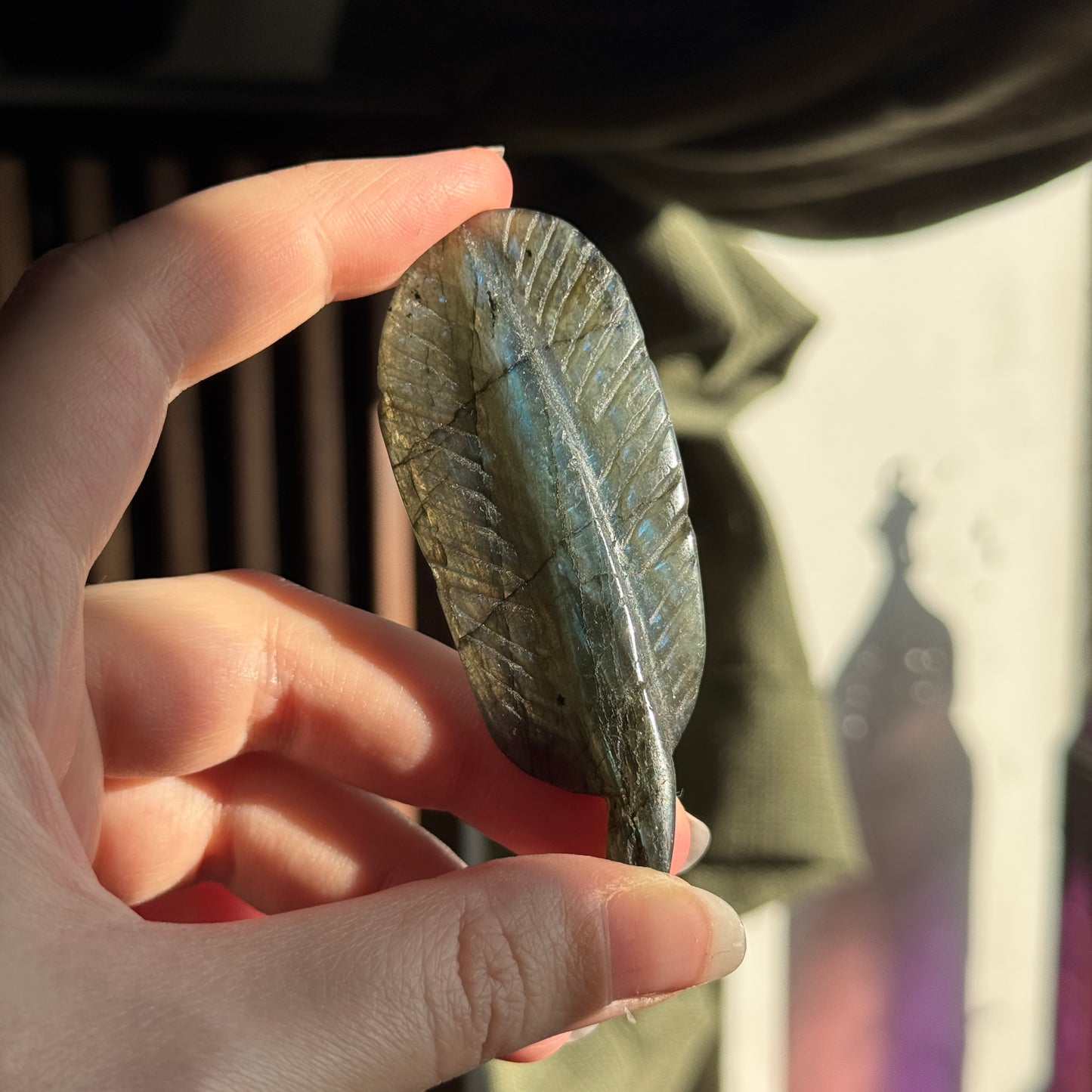 Labradorite Feather