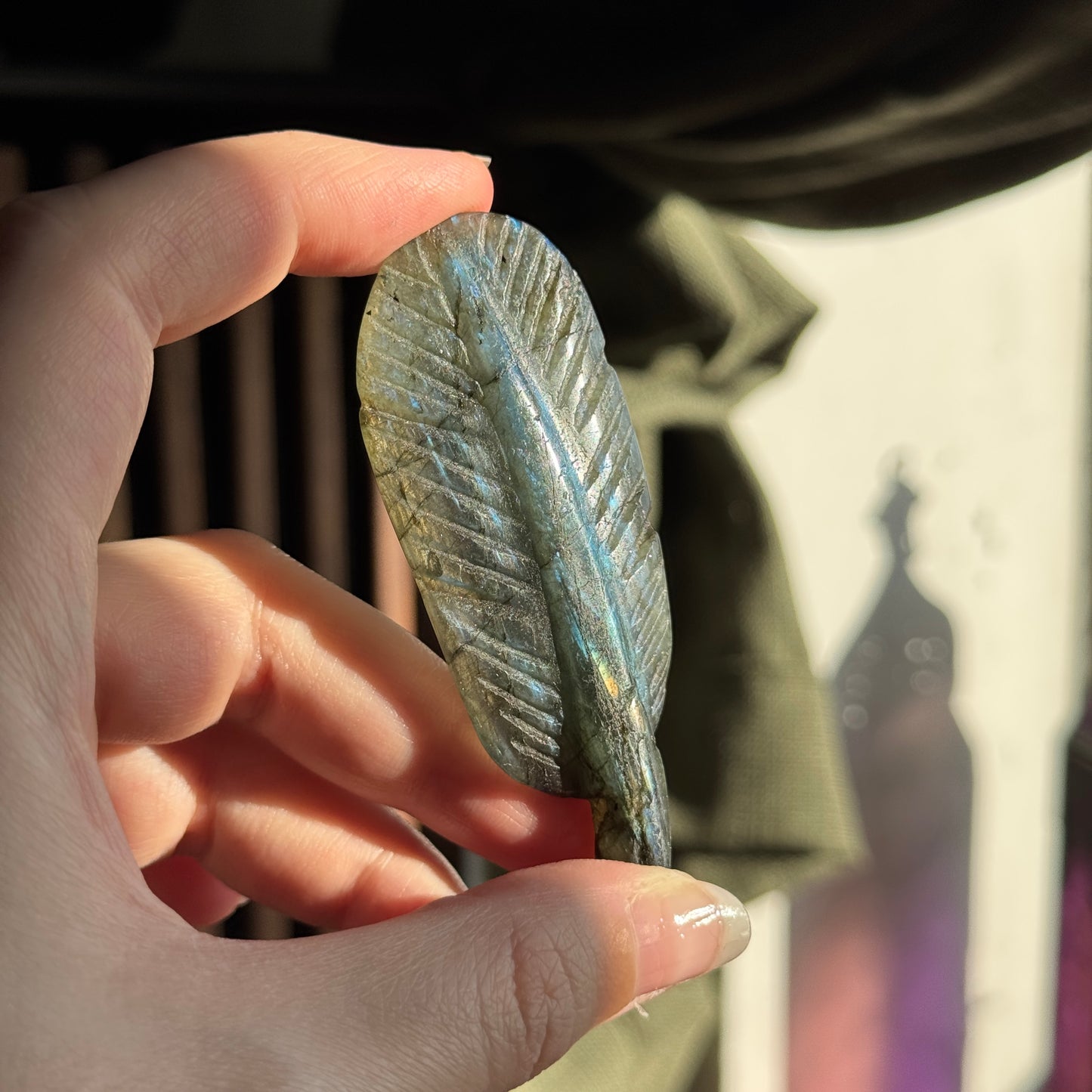 Labradorite Feather