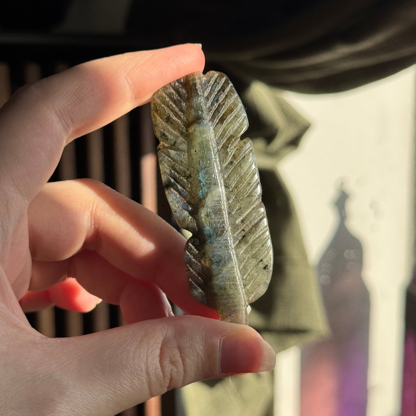 Labradorite Feather