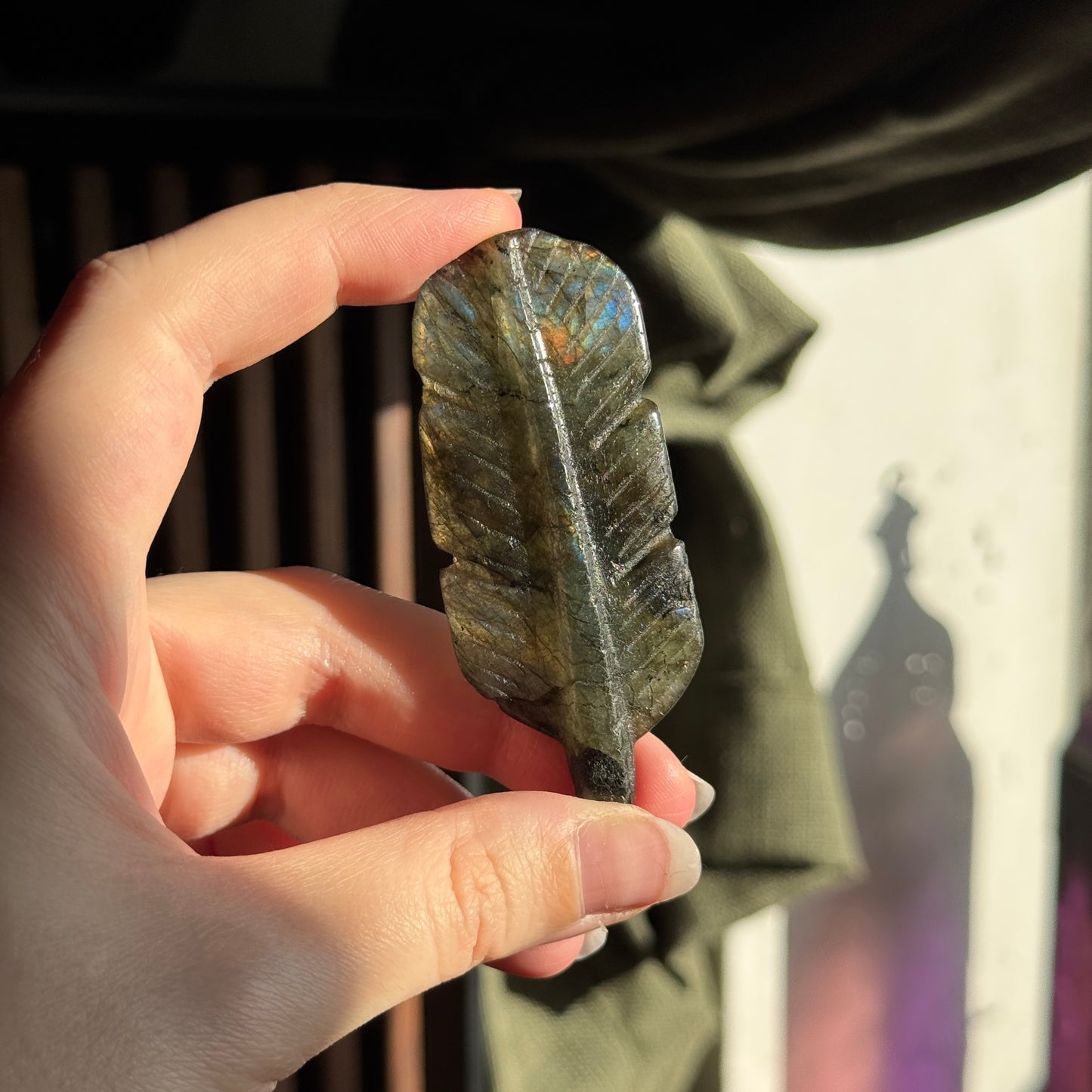 Labradorite Feather