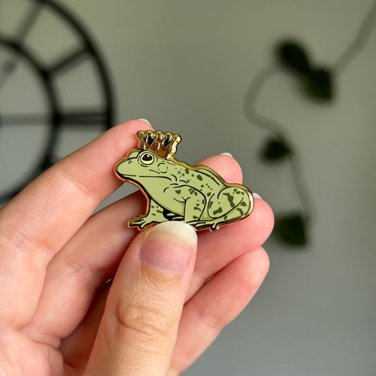 Frog Prince Enamel Pin