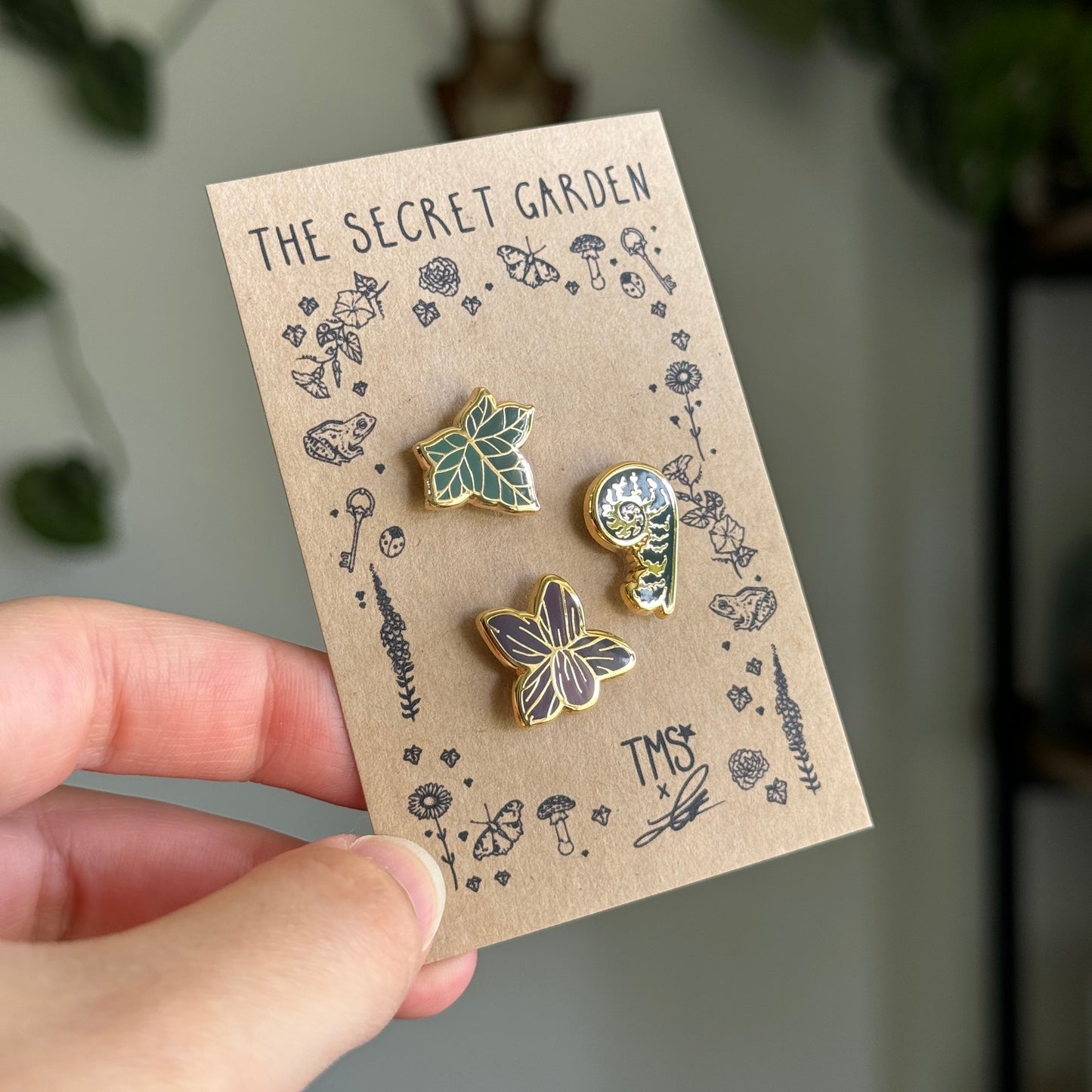 Mini Flora Trio Enamel Pins