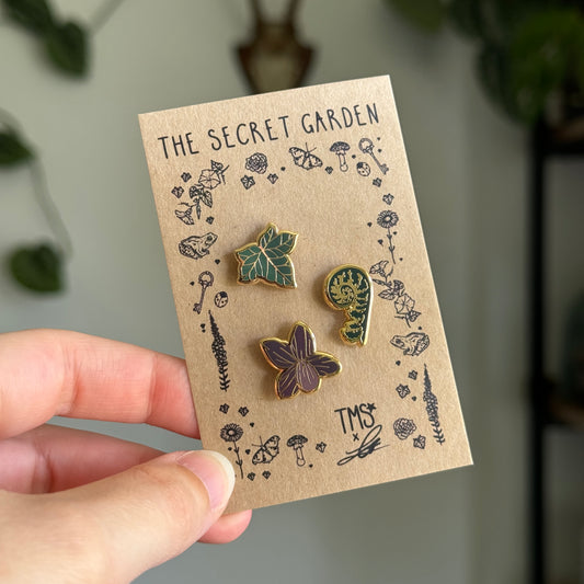 Mini Flora Trio Enamel Pins