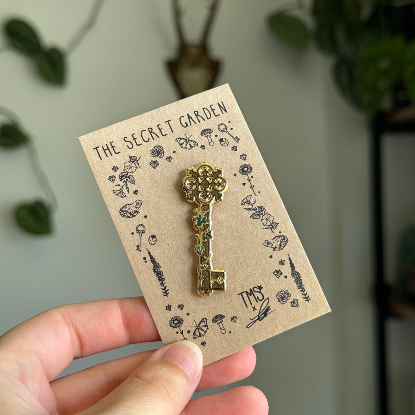 Secret Key Enamel Pin