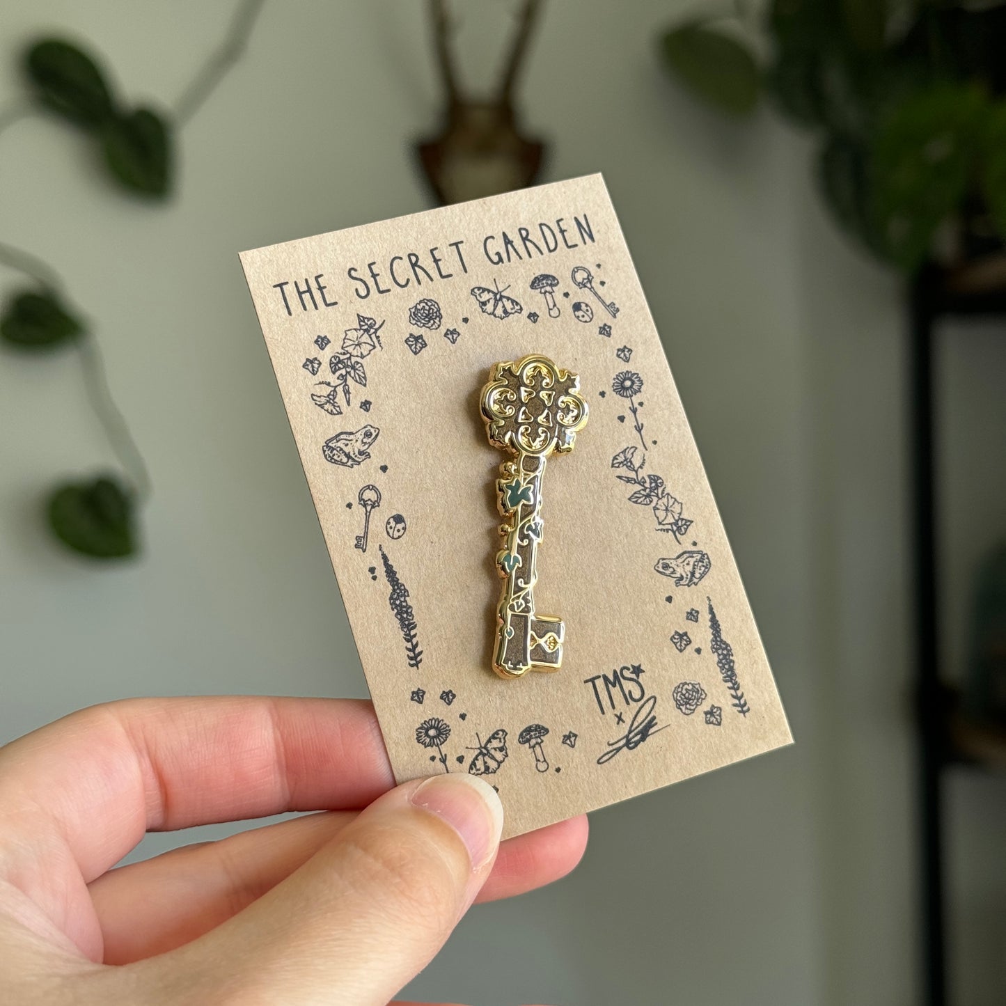 Secret Key Enamel Pin