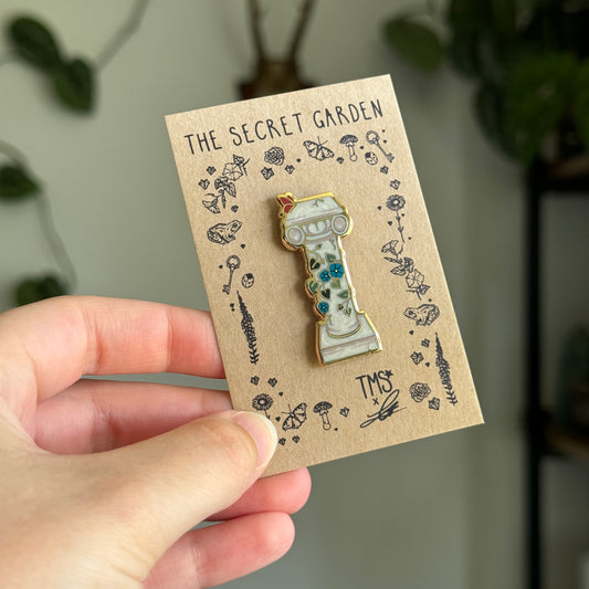 Garden Pillar Enamel Pin