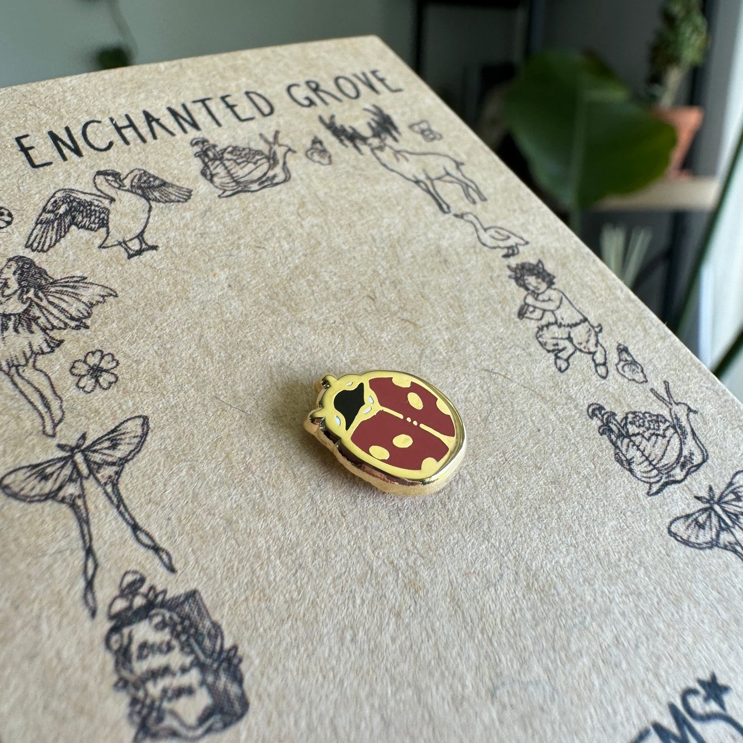 Ladybug Enamel Pin