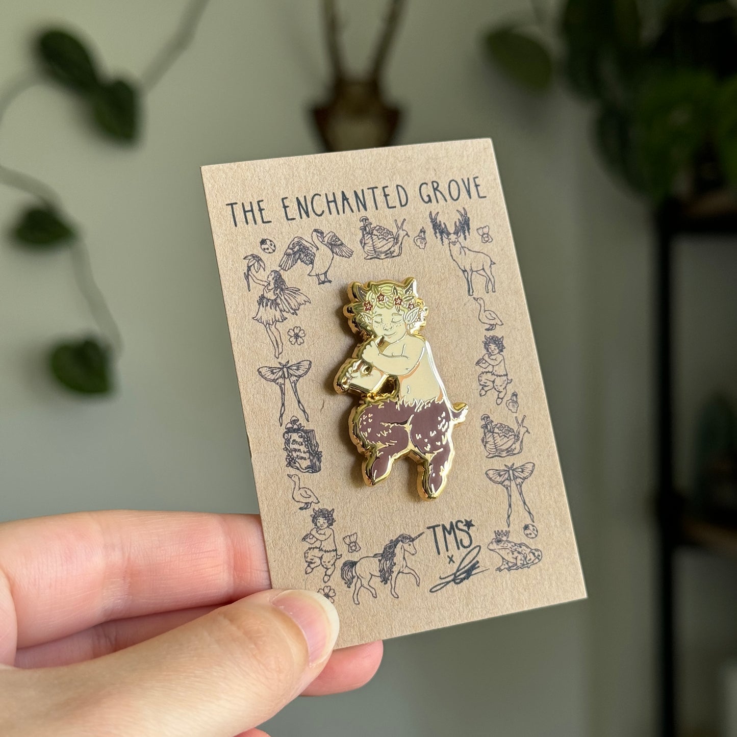 Young Faun Enamel Pin