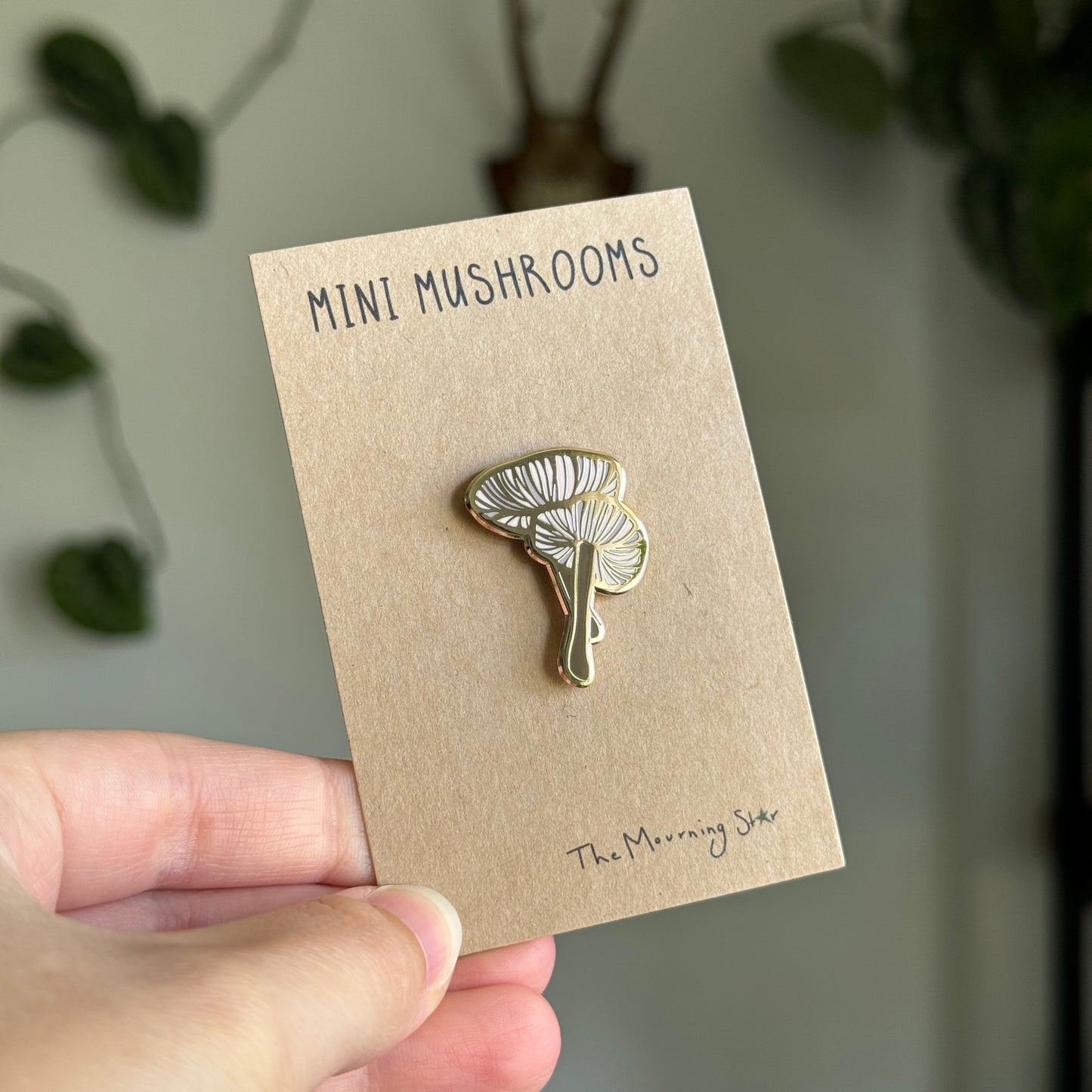 Mower's Mushroom Enamel Pin