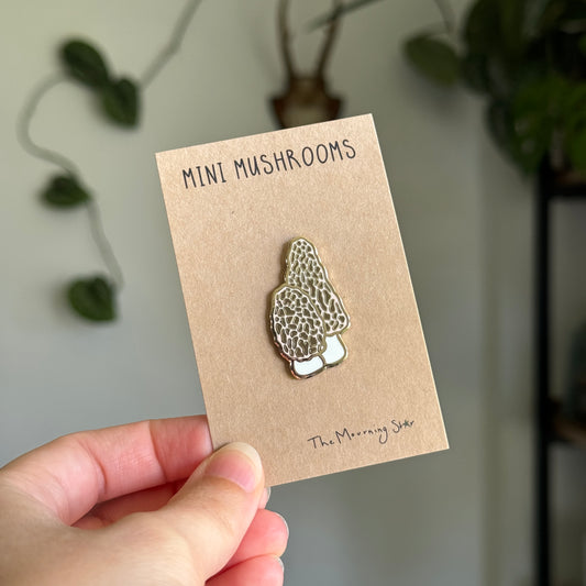 Morel Enamel Pin