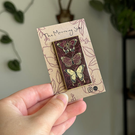 Butterflies Entomology Enamel Pin