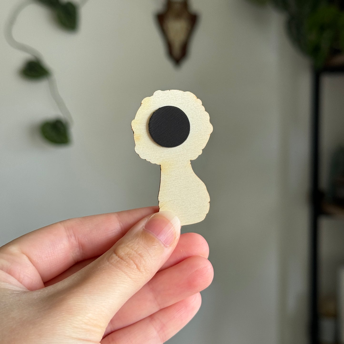 Closed Amanita Wooden Magnet