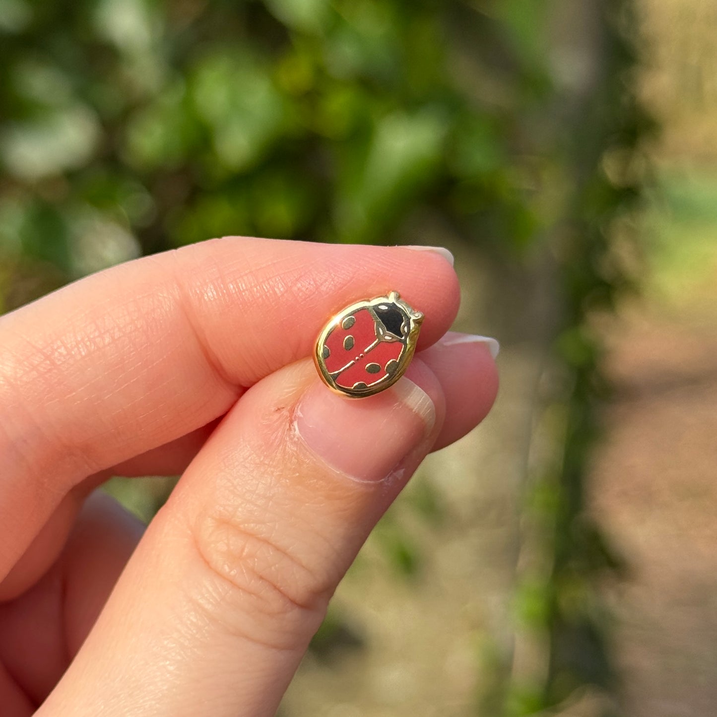 Ladybug Enamel Pin