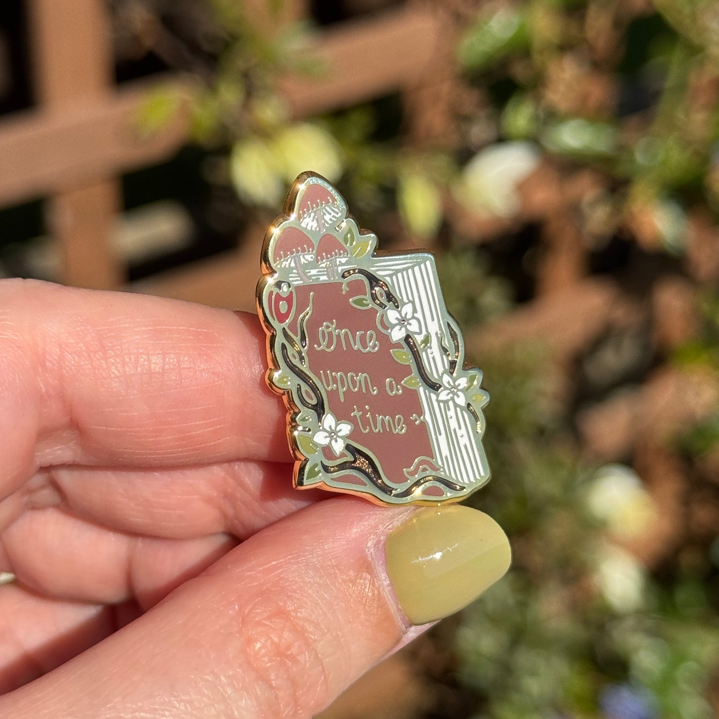 Fairytale Book Enamel Pin