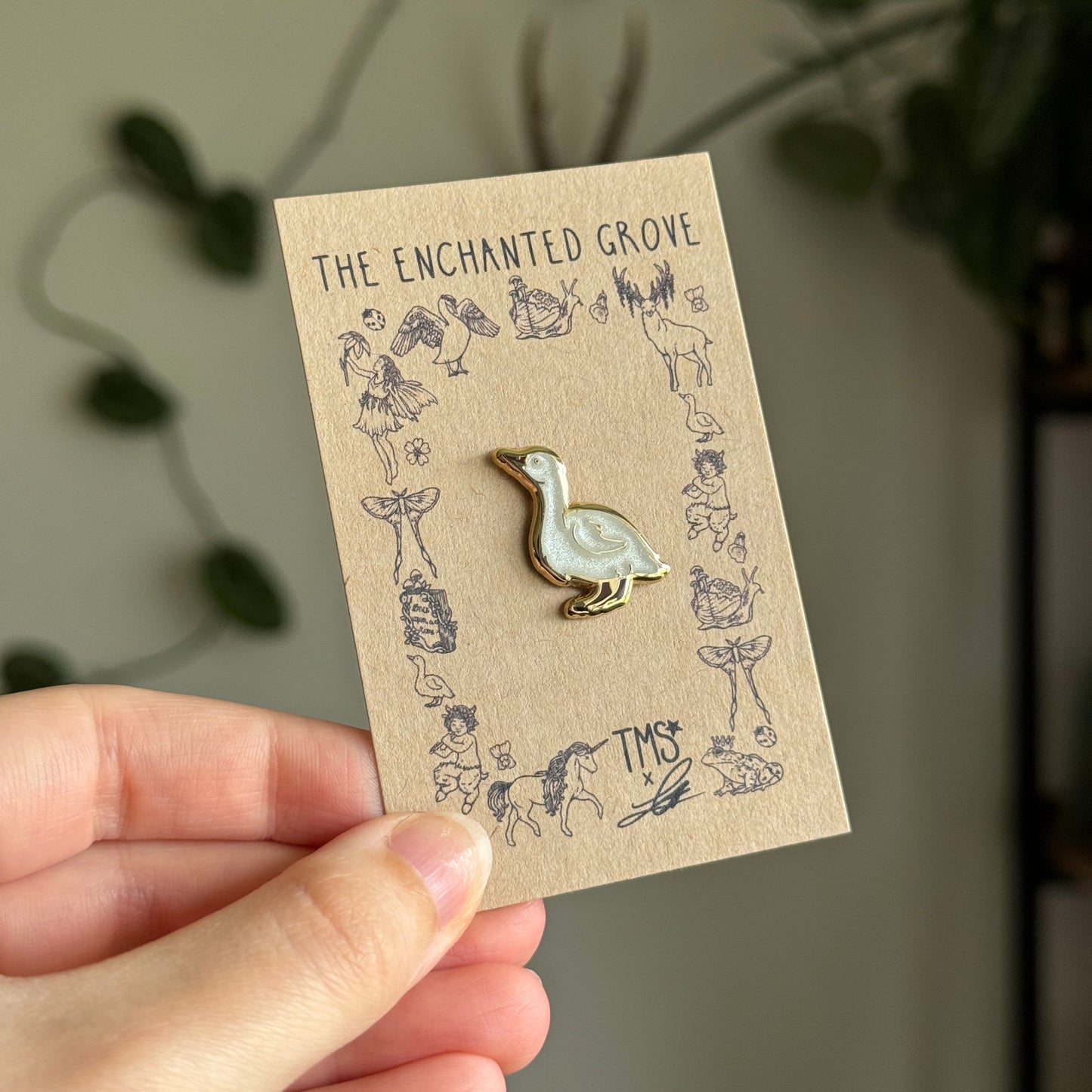 Signet Enamel Pin