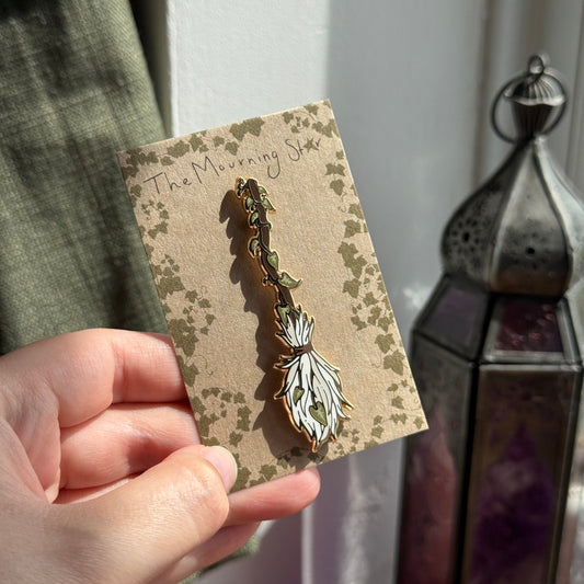 Broomstick Enamel Pin