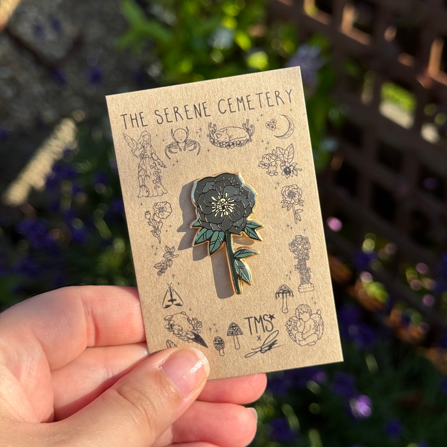 PRE ORDER Hellebore Enamel Pin