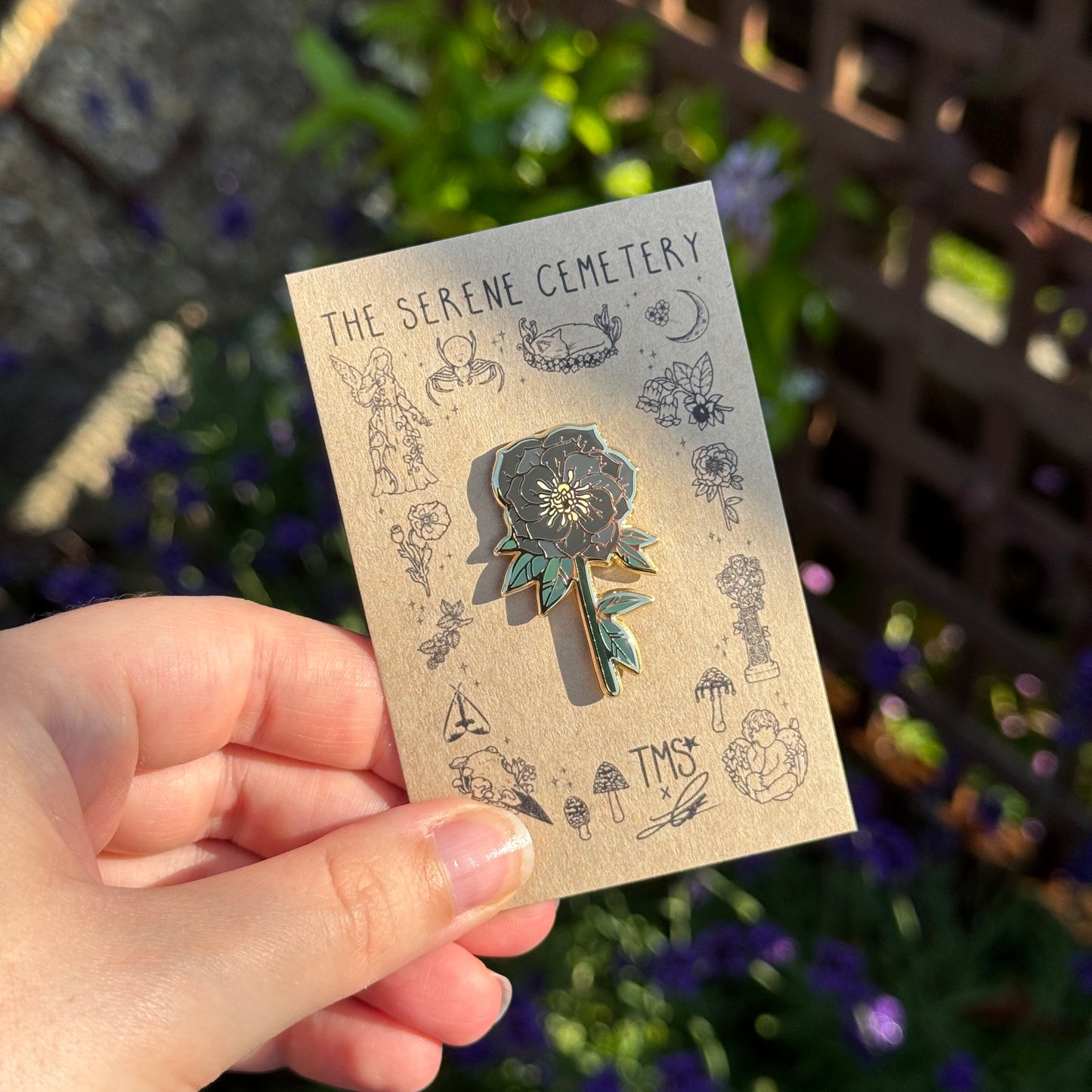 PRE ORDER Hellebore Enamel Pin