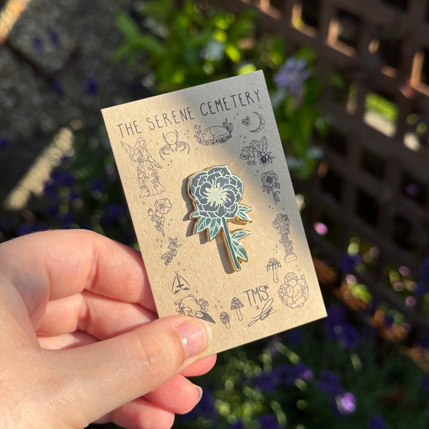 PRE ORDER Hellebore Enamel Pin
