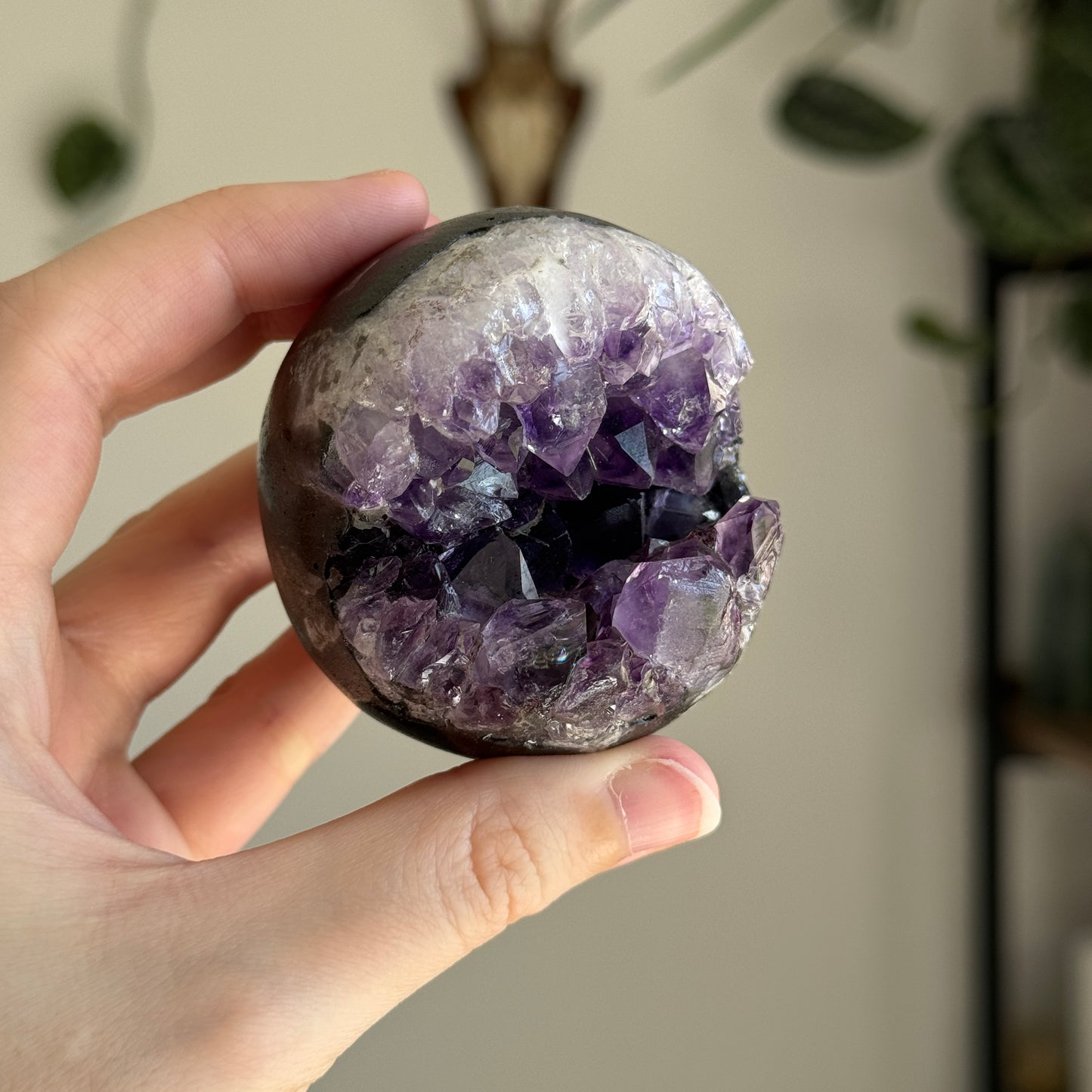 Amethyst Cluster Sphere