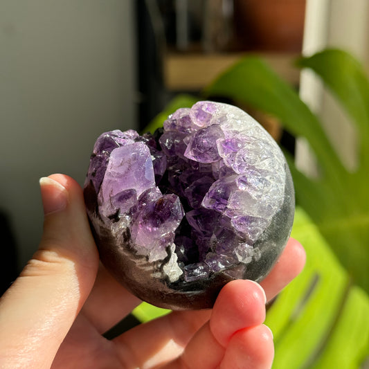 Amethyst Cluster Sphere