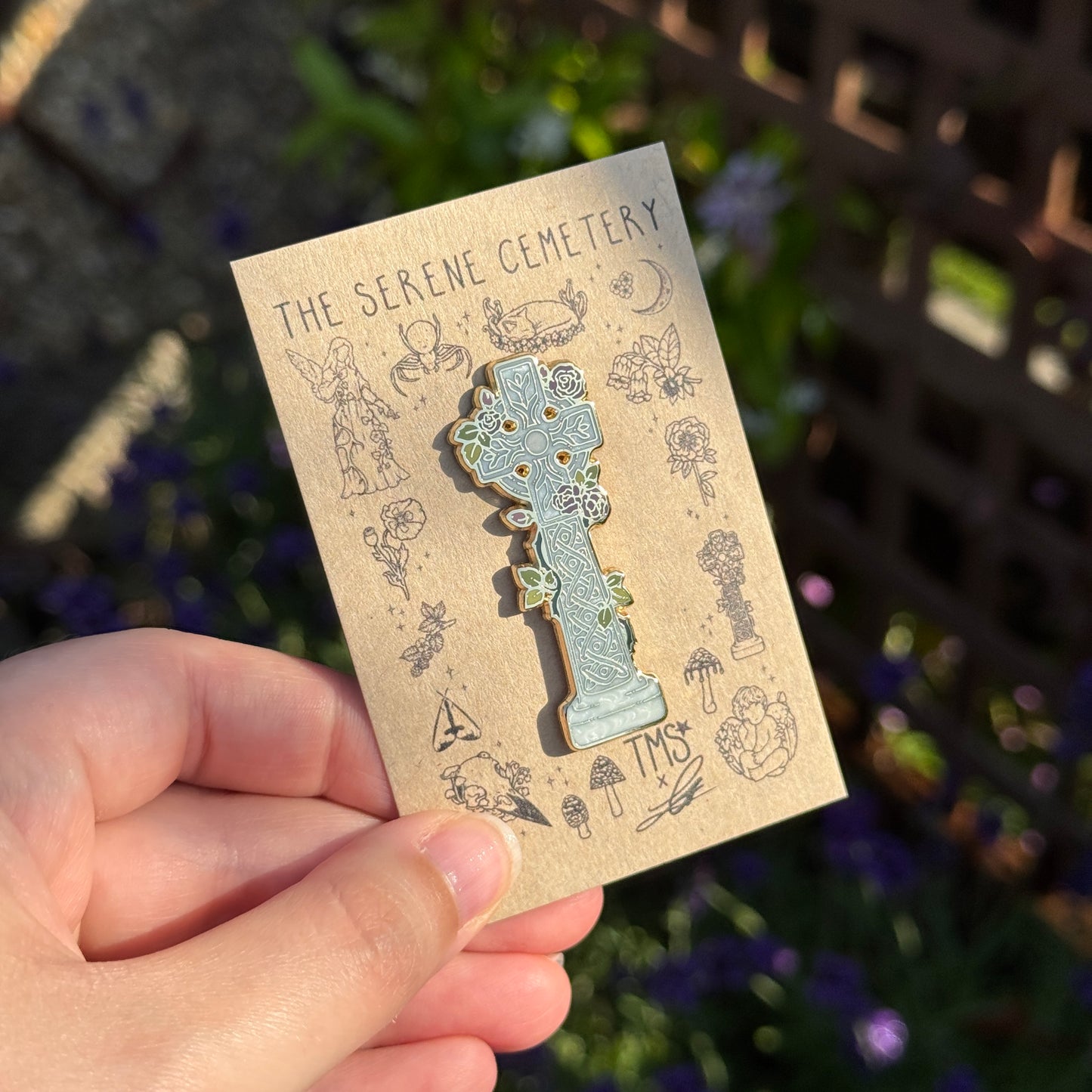 PRE ORDER Celtic Cross Enamel Pin