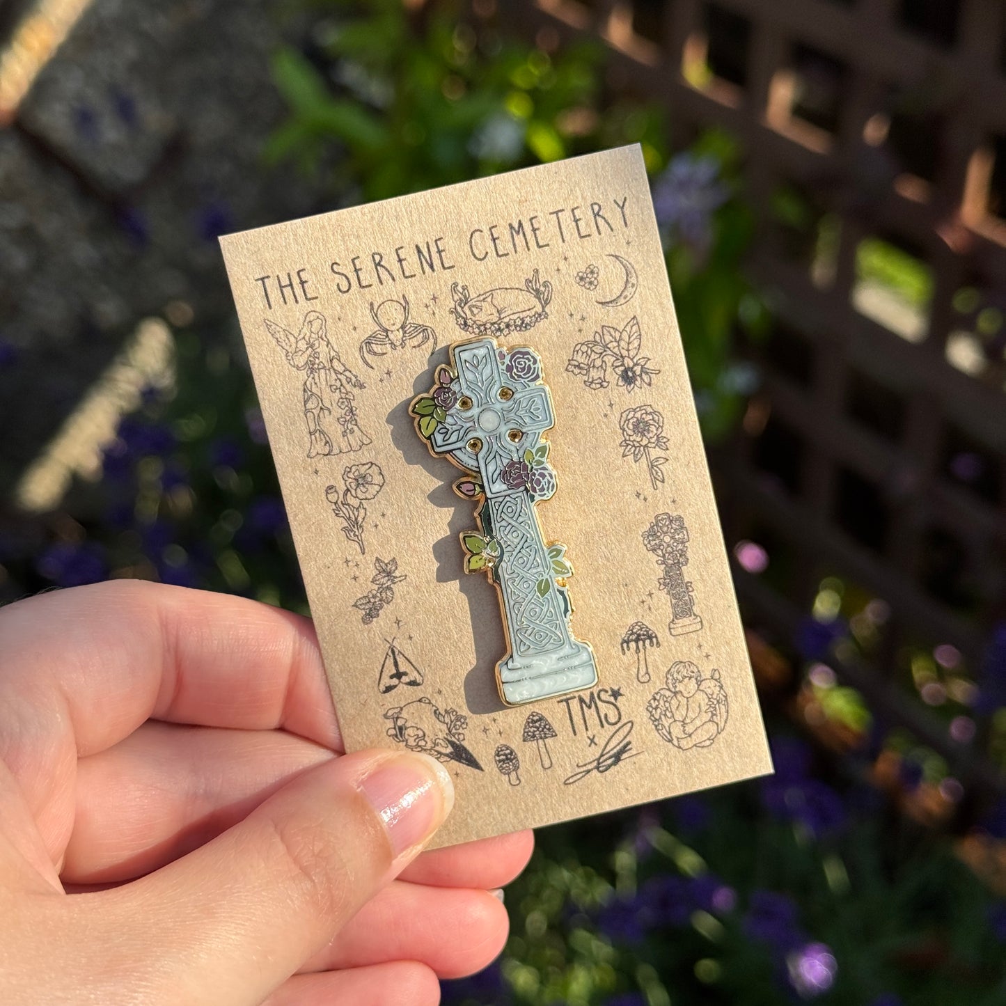 PRE ORDER Celtic Cross Enamel Pin