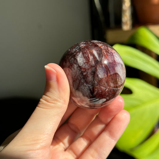 Fire Quartz Sphere