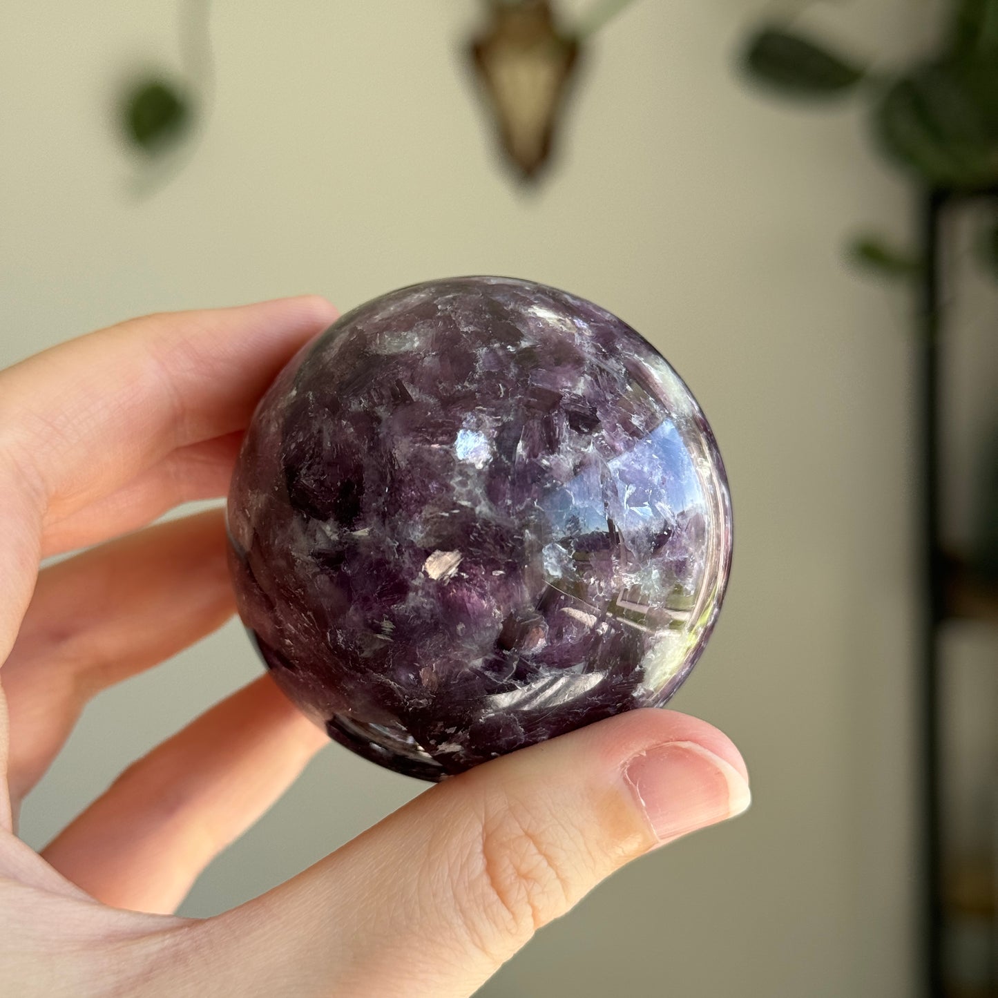 Purple Mica Sphere