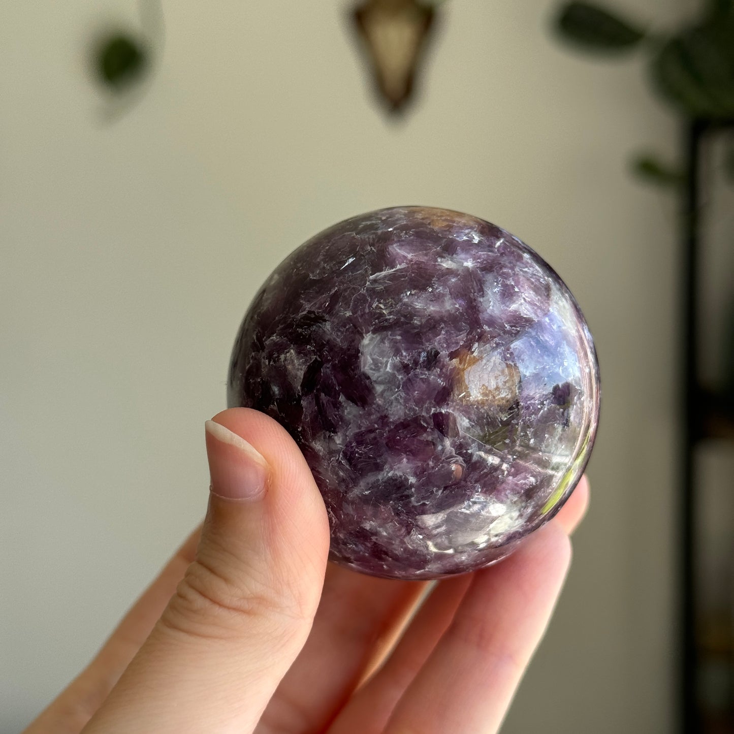 Purple Mica Sphere