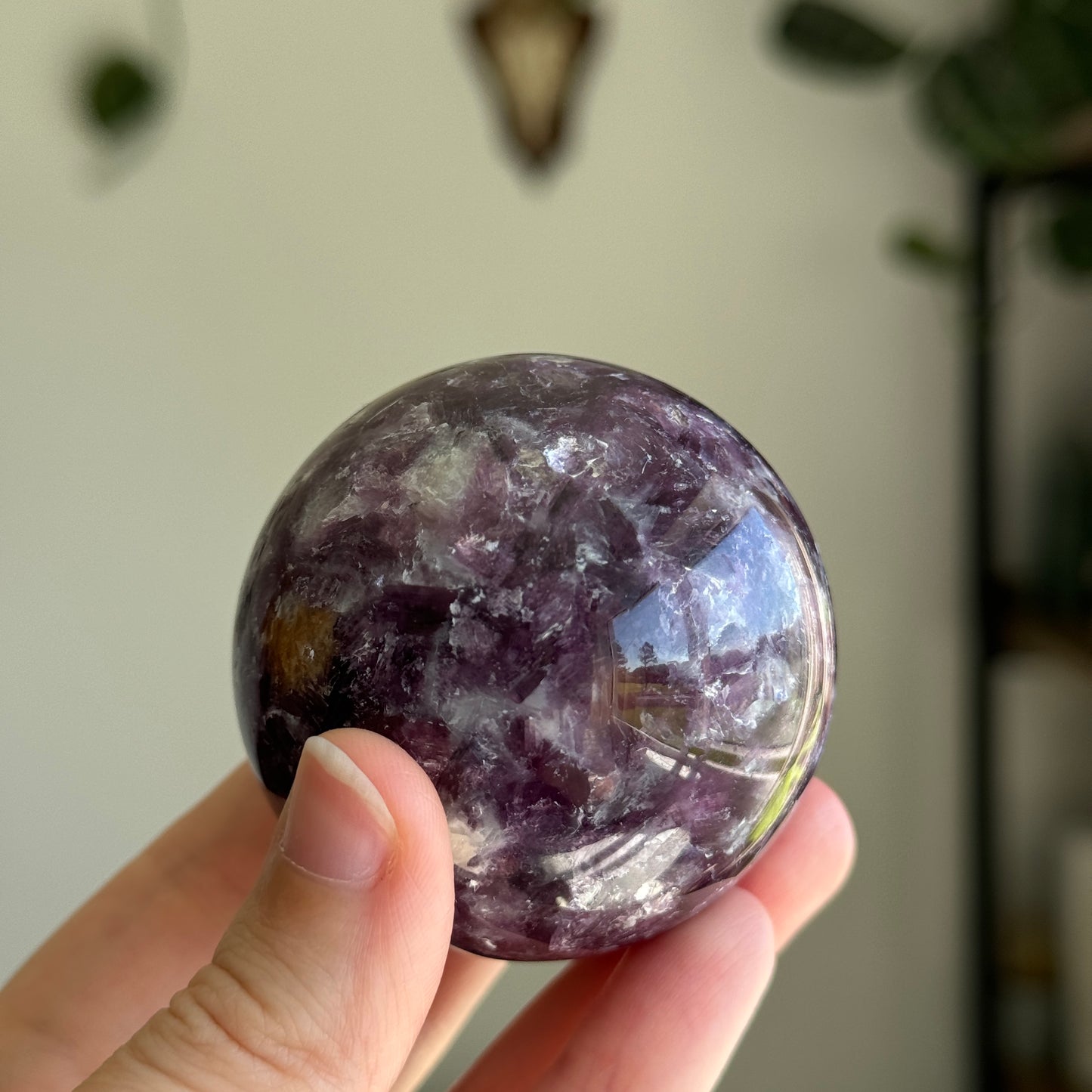 Purple Mica Sphere