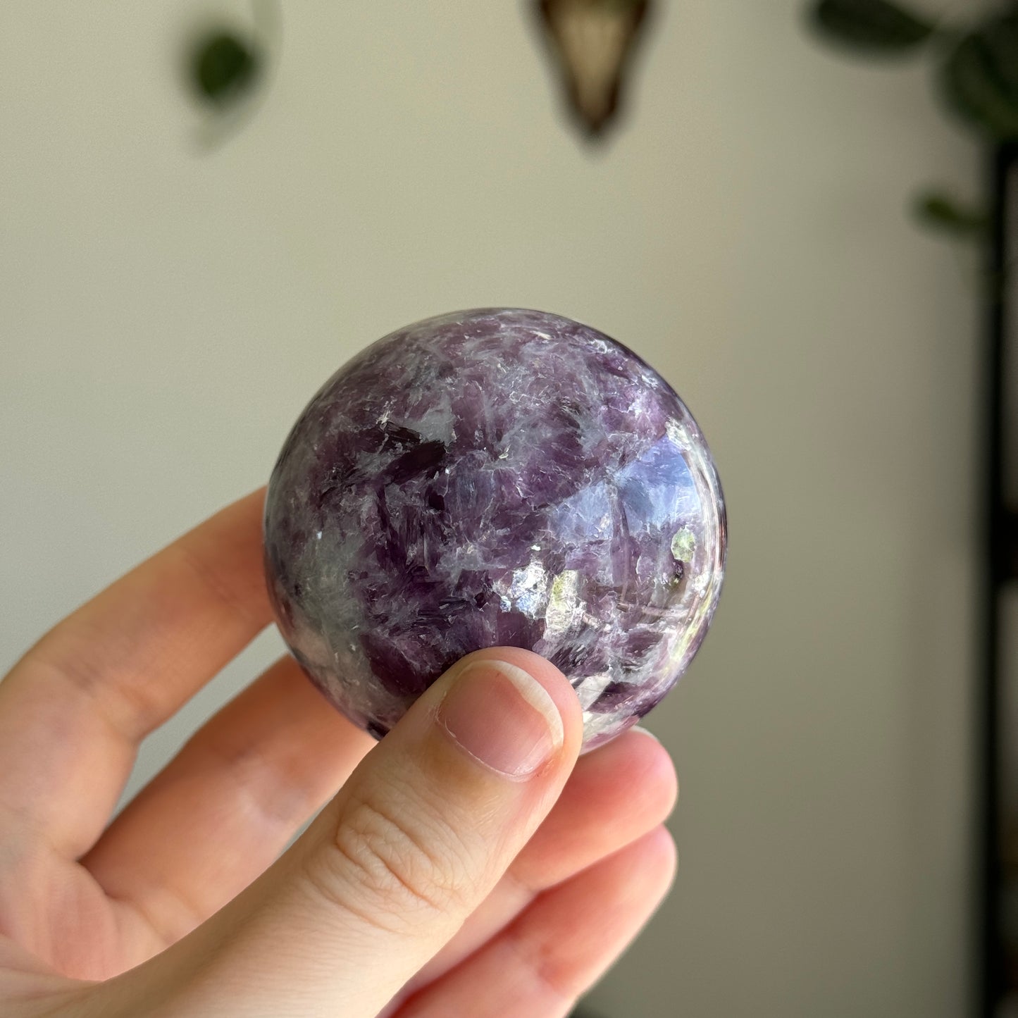 Purple Mica Sphere