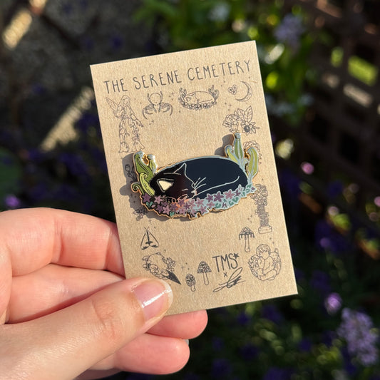 PRE ORDER Sleeping Cat Enamel Pin