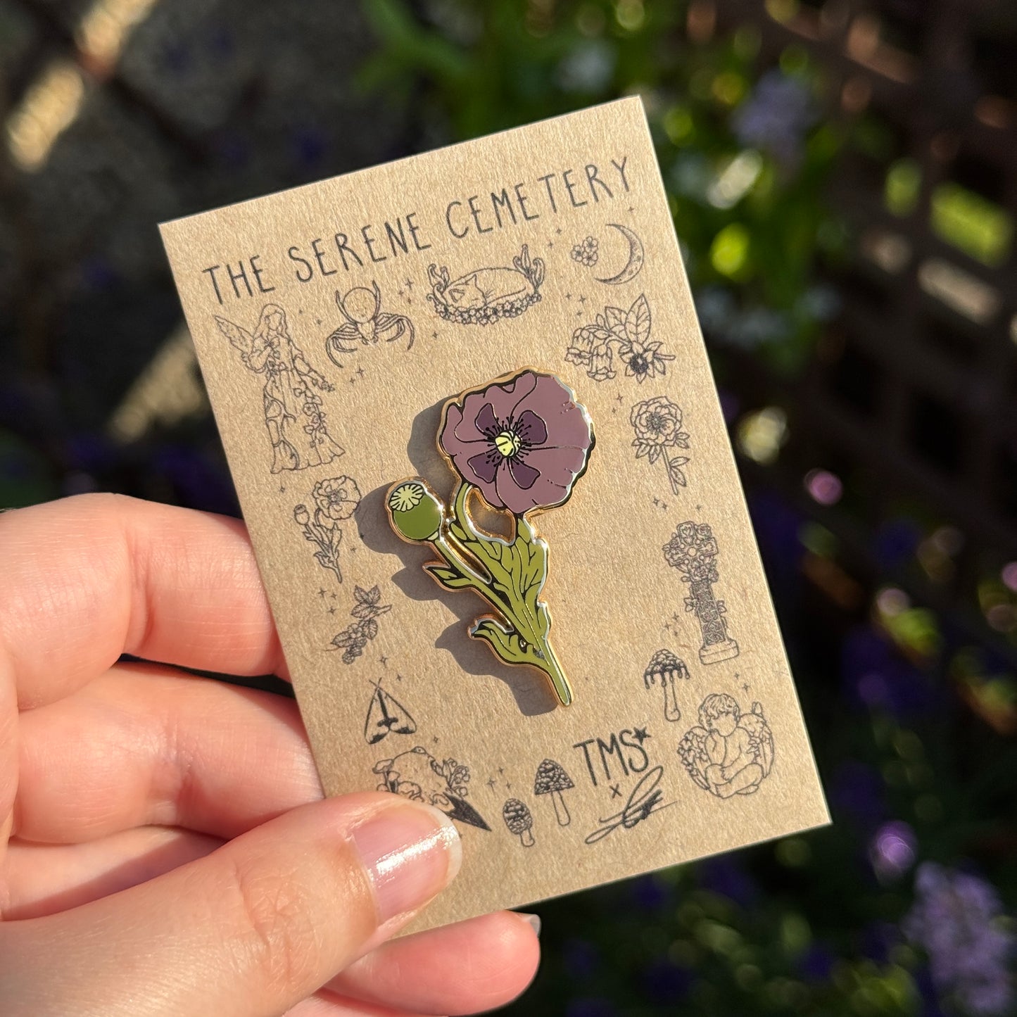 PRE ORDER Opium Poppy Enamel Pin