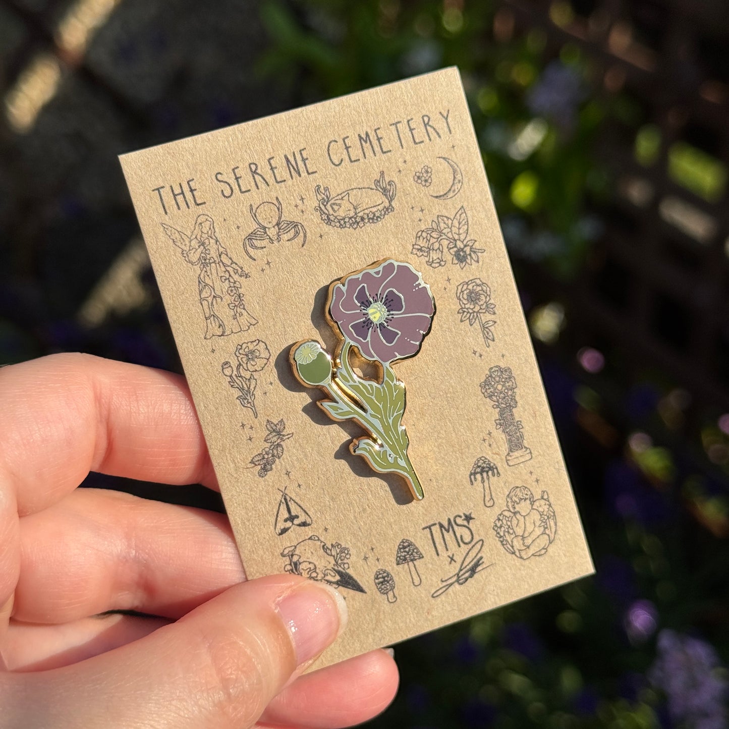 PRE ORDER Opium Poppy Enamel Pin