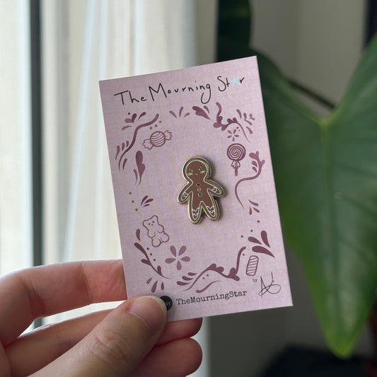 Gingerbread Person Enamel Pin